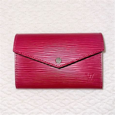 NEW Louis Vuitton Fuchsia Pink Epi Leather Cles Rabat Key .